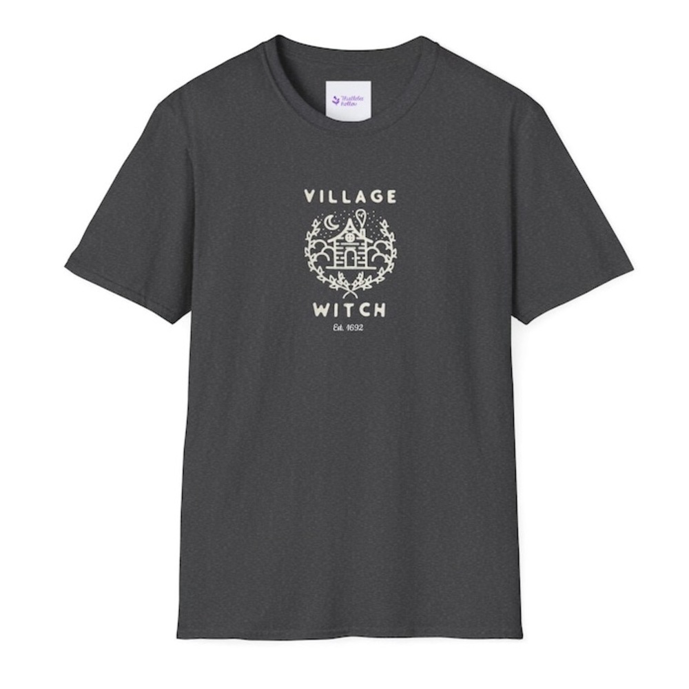 Village Witch Salem 1692 Halloween Unisex Softstyle T-Shirt Brand New Size Small - Picture 6 of 10